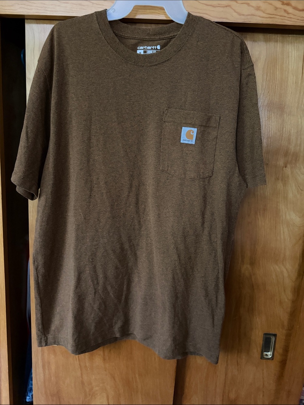 Carhartt Brown Short-Sleeve Pocket Tee